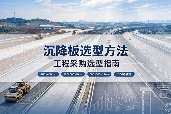梁河沉降板选择方法