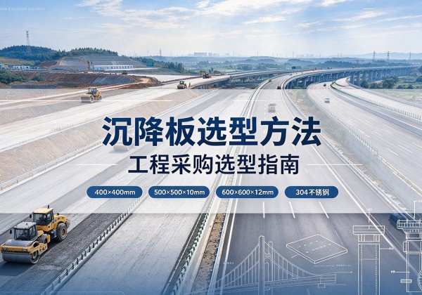 梁河沉降板选择方法